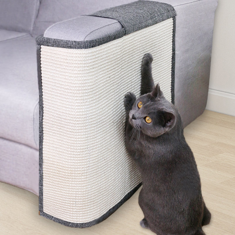 Sisal Scratcher Mat Couch Cover Shield Prevent Pet Cat Sctatching